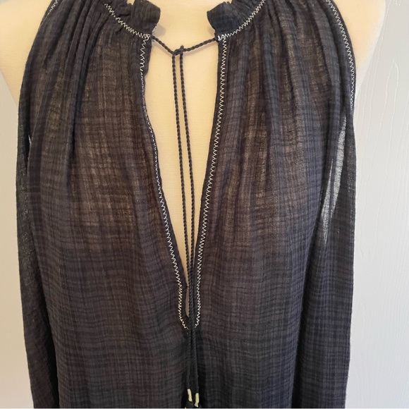 NWT Free People Black Tank with Tassels - Picture 3 of 10